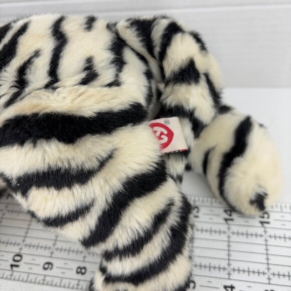 Ty Classic Streaks White Siberian Tiger Plush Stuffed Animal Toy Vintage 2003 - Picture 13 of 13